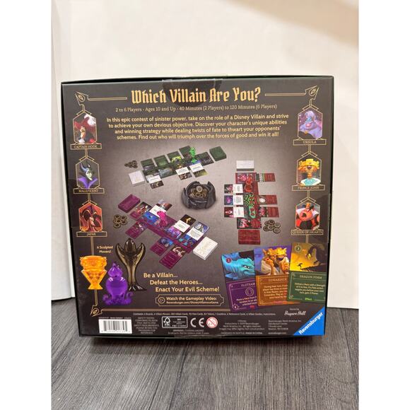 Disney Villainous Strategy Game – Complete – Played Once – Like New - Picture 2 of 2